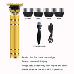 Rechargeable USB Hair Clipper and Beard Trimmer for Men